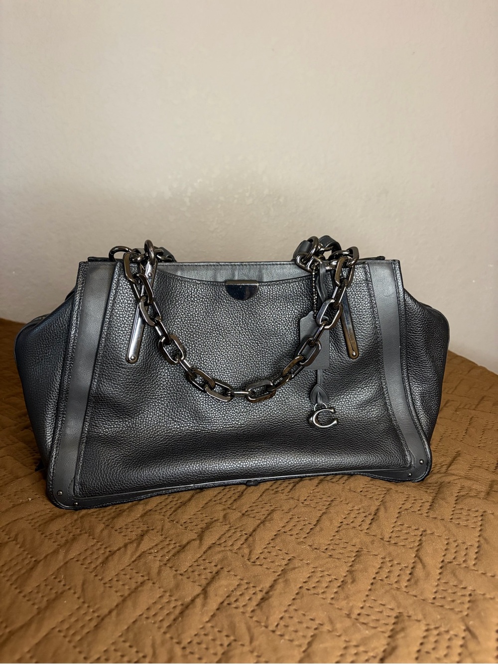 Coach Dreamer in Black with Gunmetal Hardware